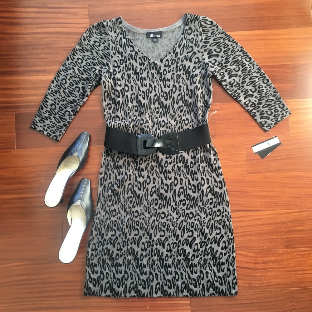 Sweater Dress with Belt